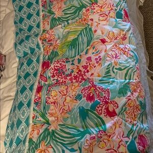 Lilly Pulitzer Orchid Border Duvet Cover